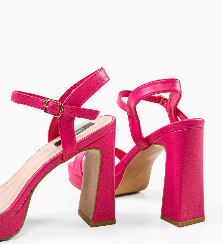 Poze Sandale cu toc Blythe Fuchsia depurtat.ro 