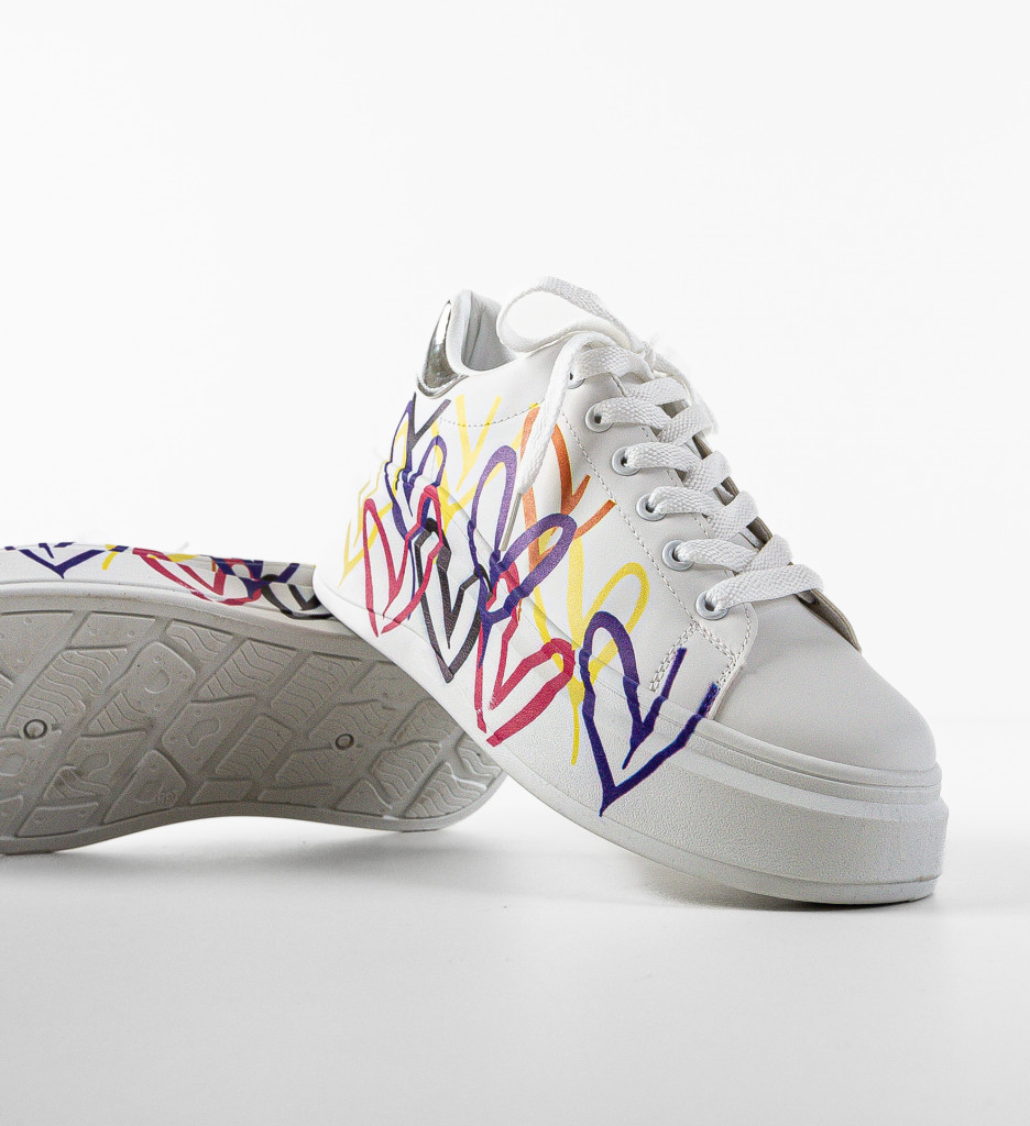 Poze Sneakers dama Argentina Argintii DePurtat