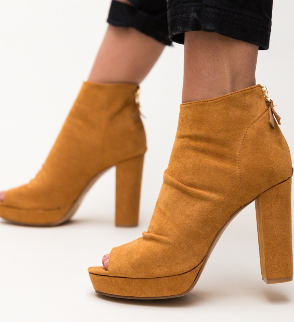 Poze Botine Calver Camel depurtat.ro 