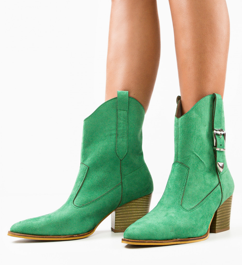Botine dama moris verzi