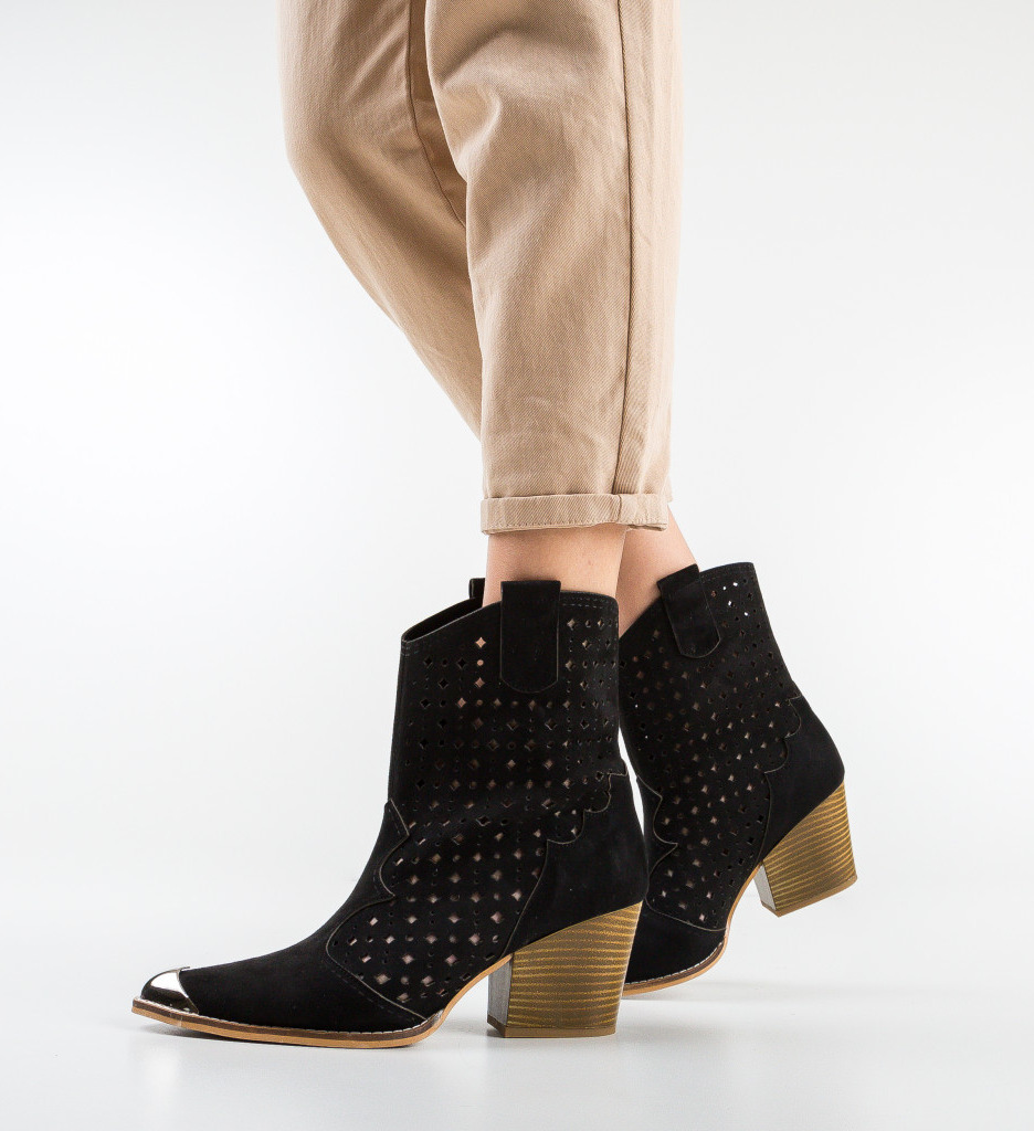 Botine Delhaize Negre