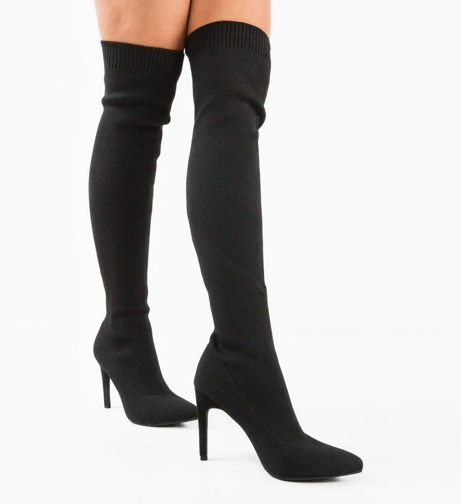 Cizme dama aston negre