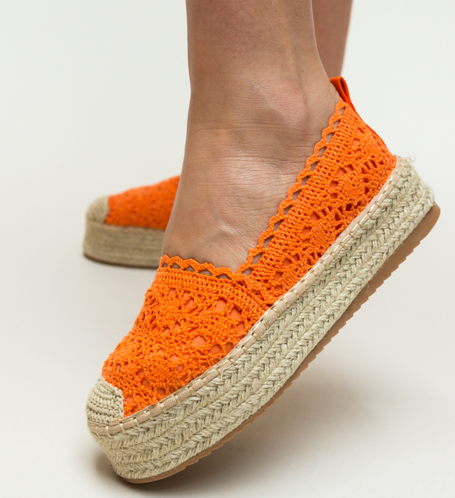 Poze Espadrile Weber Portocalii depurtat.ro 