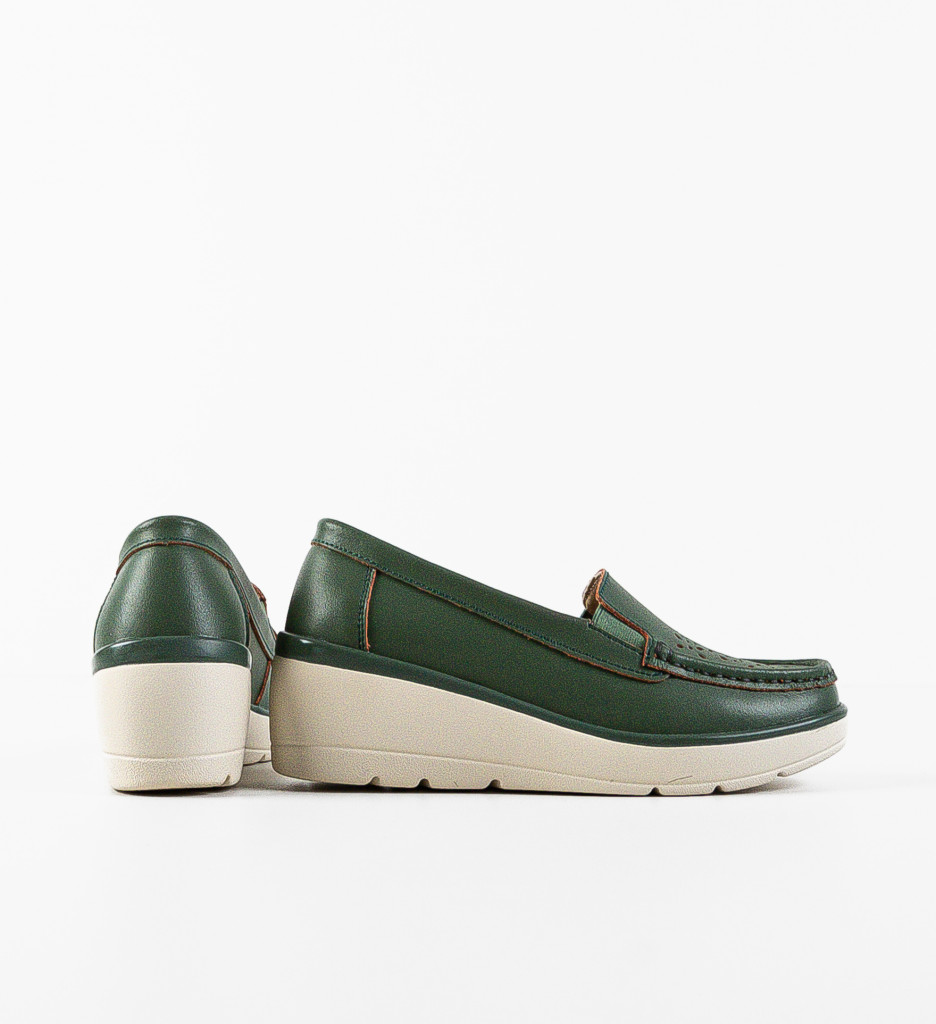 Poze Pantofi Casual Atic Verzi DePurtat