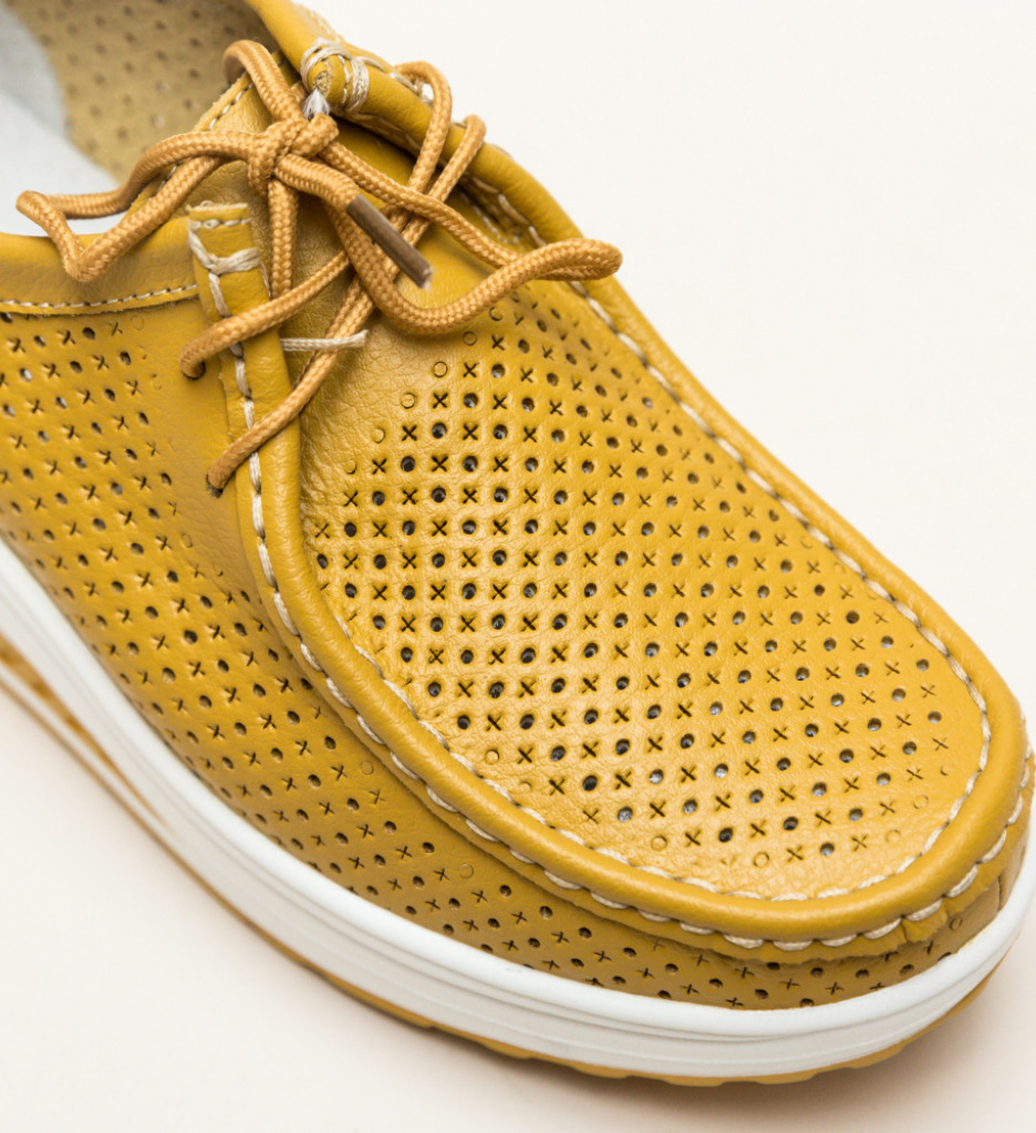 Pantofi Casual Blanken Galbeni