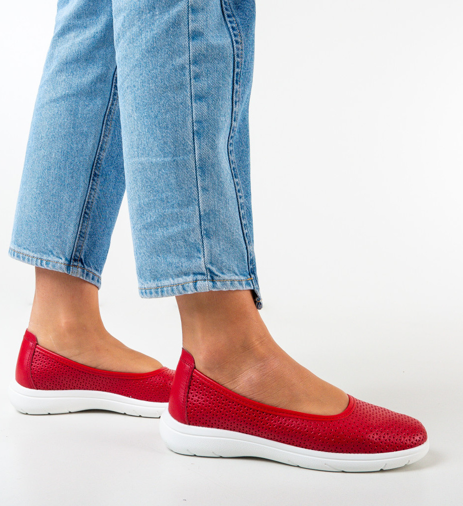 Pantofi Casual Bobbys Rosii