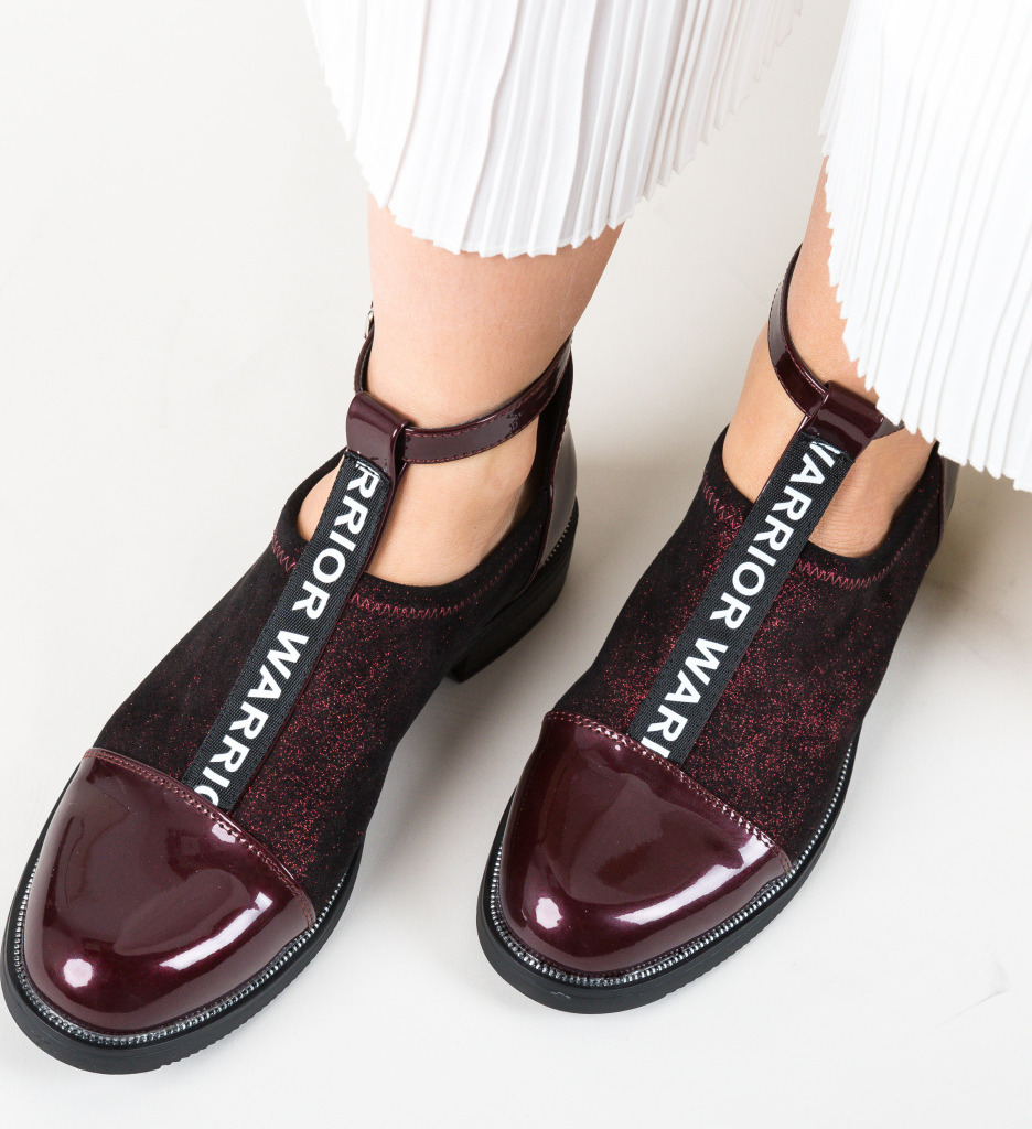 Pantofi casual cecily grena