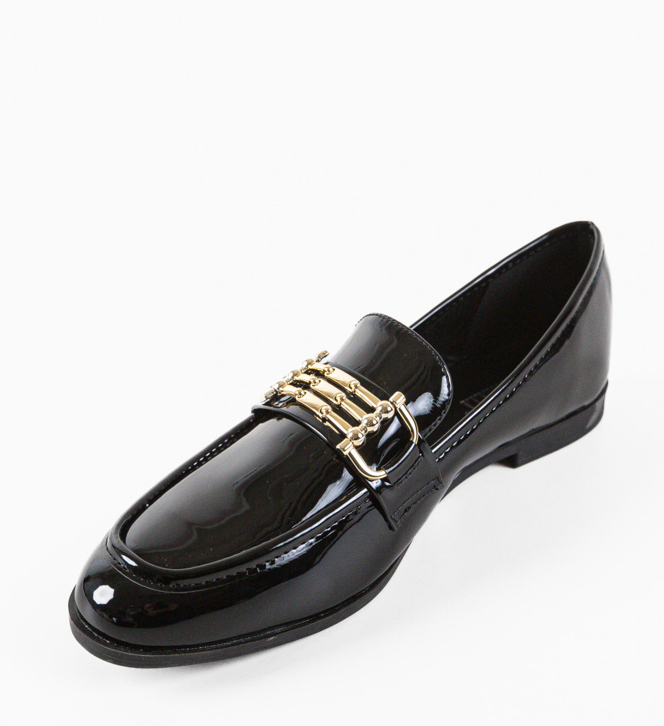 Poze Pantofi Casual dama Chivi Negri DePurtat