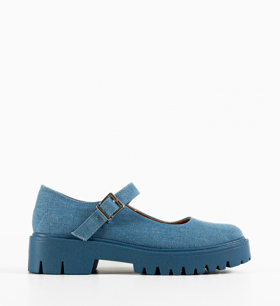 Poze Pantofi casual dama Mersey Albastri DePurtat