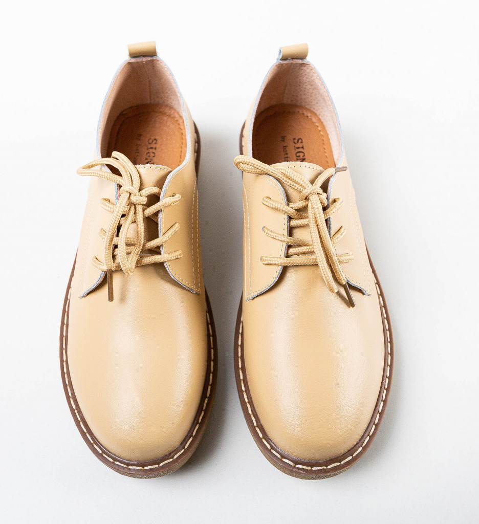 Poze Pantofi Casual Doria Bej depurtat.ro 