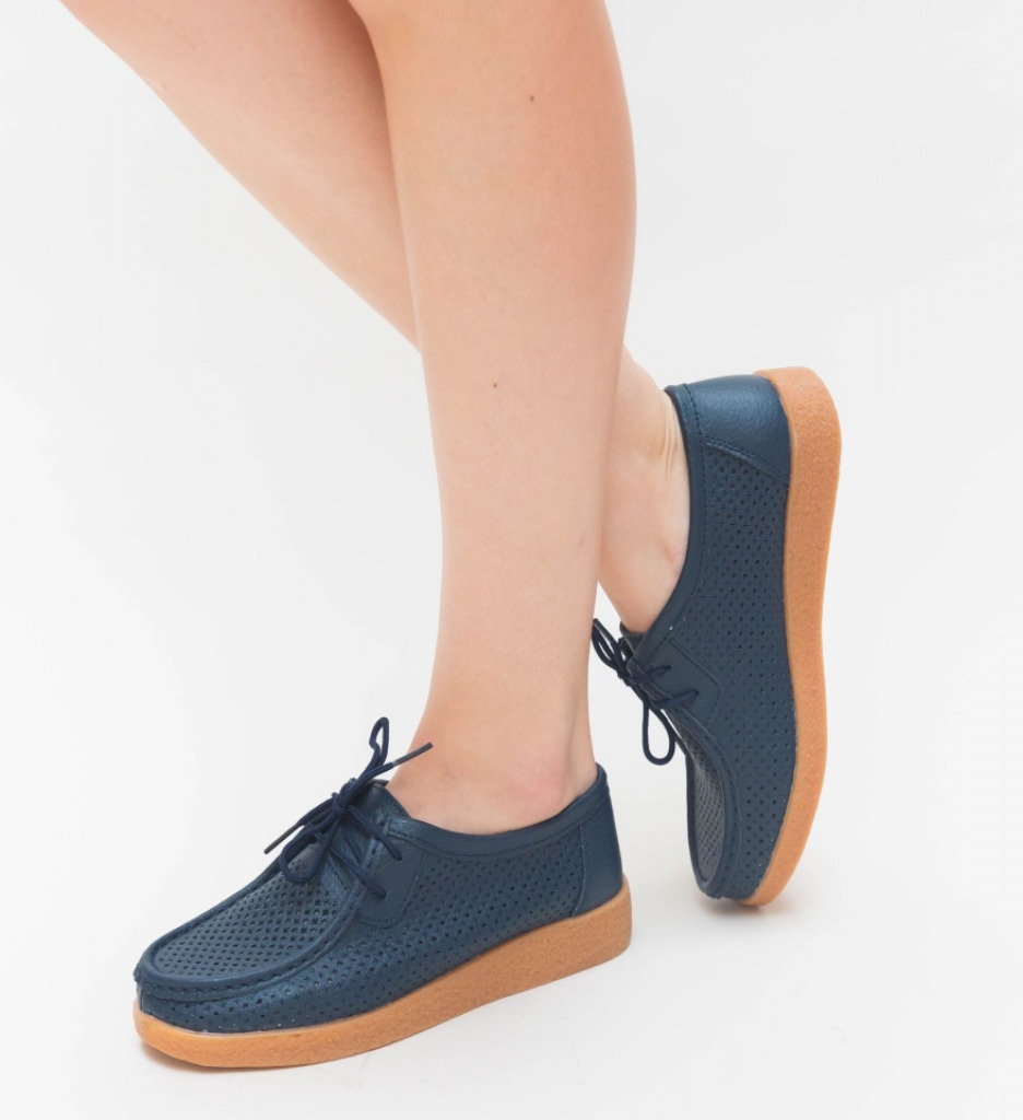 Pantofi Casual Dulma Bleumarin 2023 ❤️ Pret Super depurtat imagine noua 2022