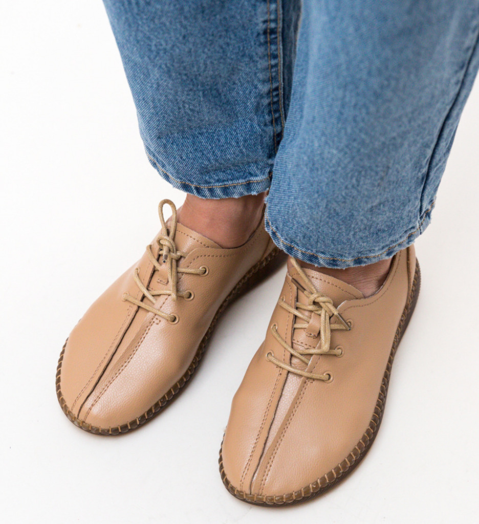 Pantofi Casual Elinch Camel