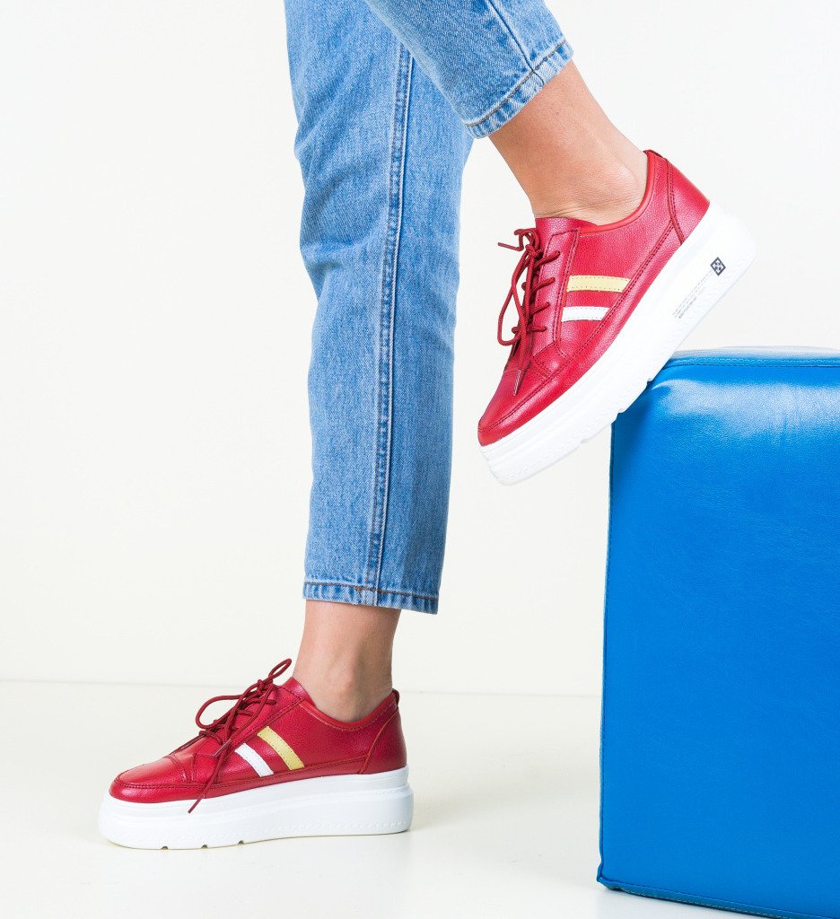 Poze Pantofi Casual Ever Rosii depurtat.ro 