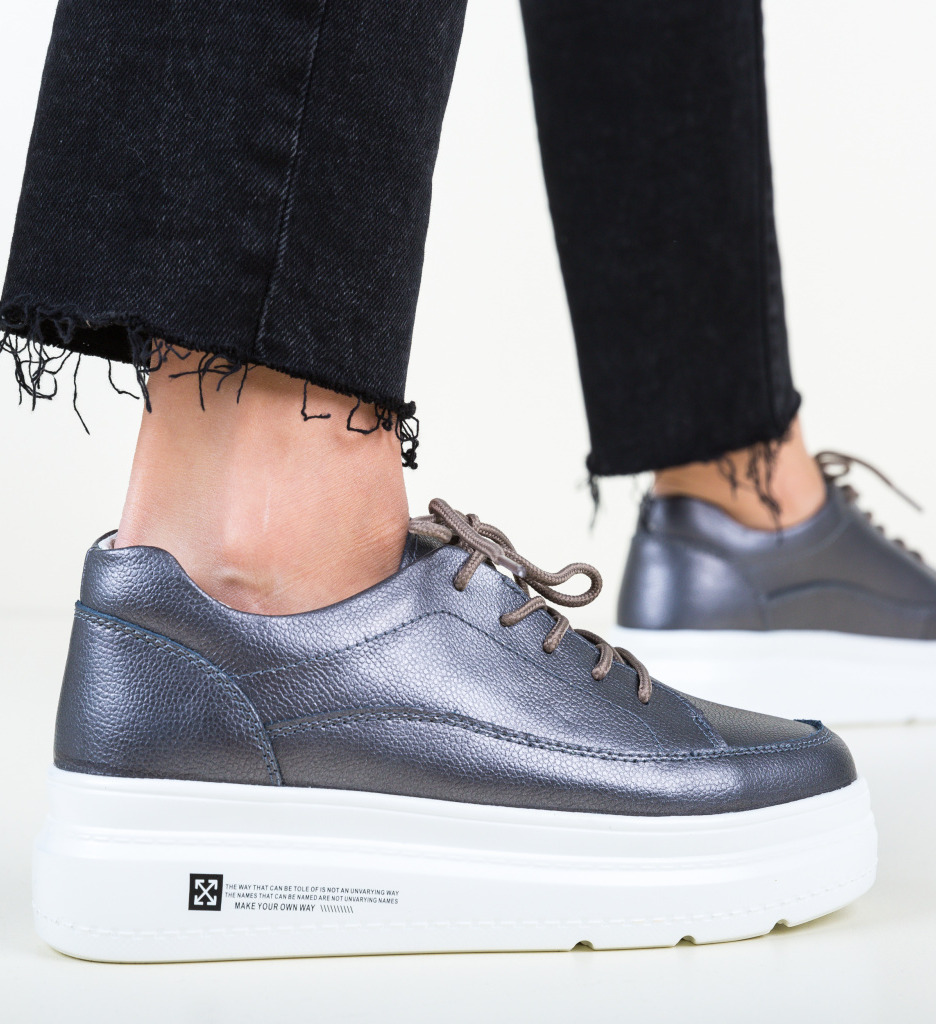 Pantofi Casual Figuer Gri