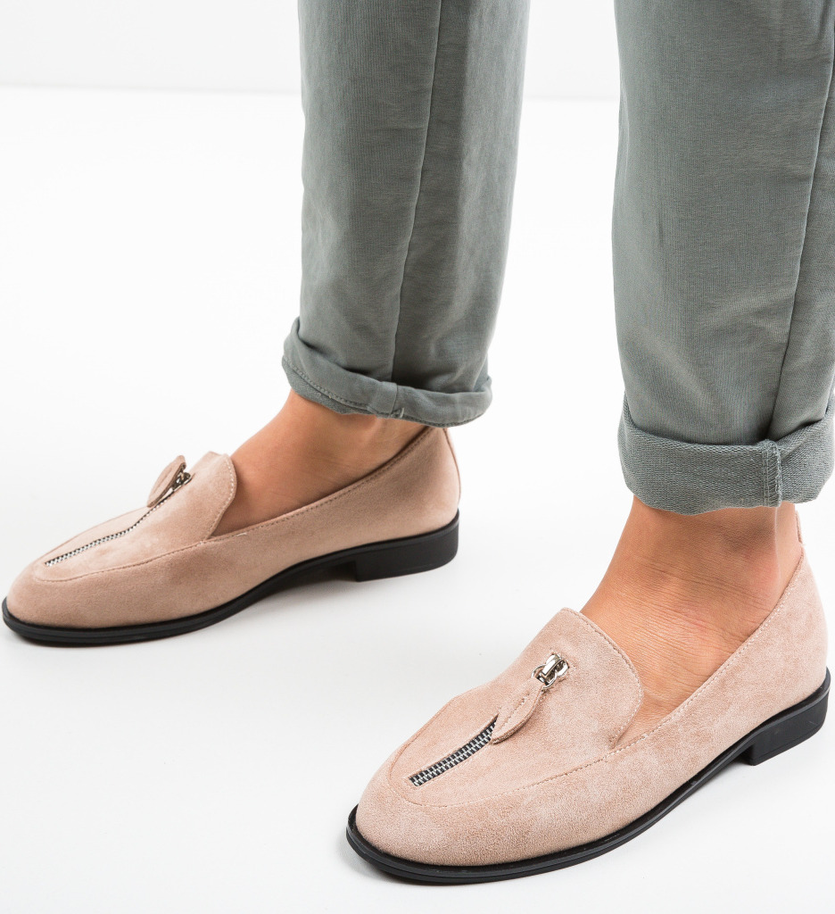 Pantofi Casual Frappe Nude 2023 ❤️ Pret Super depurtat imagine noua 2022