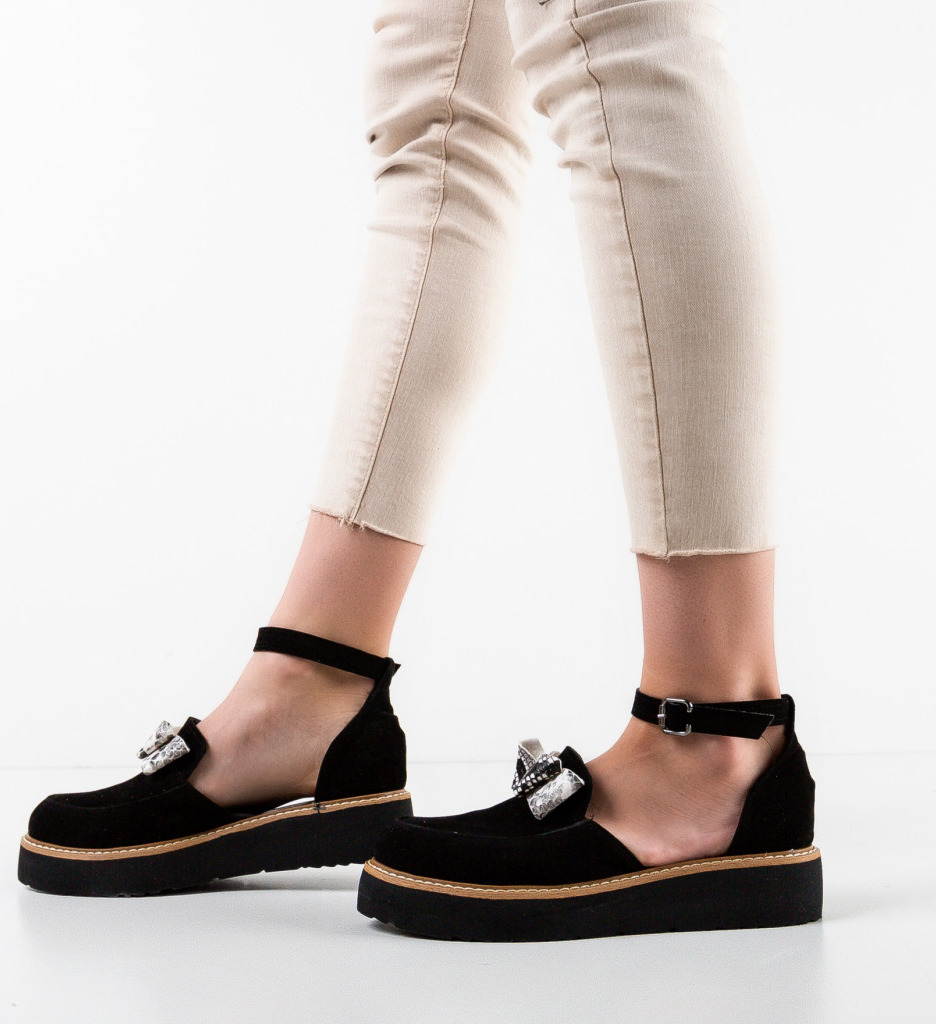 Pantofi casual fytyr negri