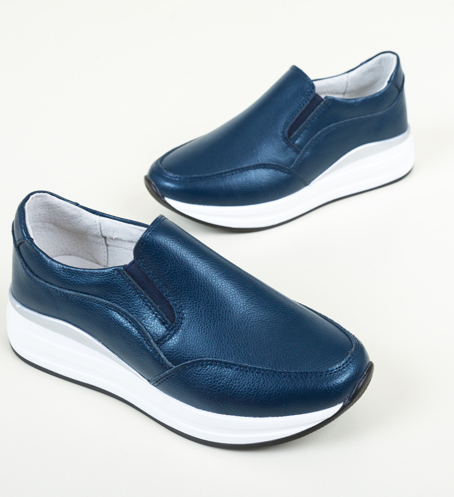Poze Pantofi Casual Gemma Bleumarin depurtat.ro 