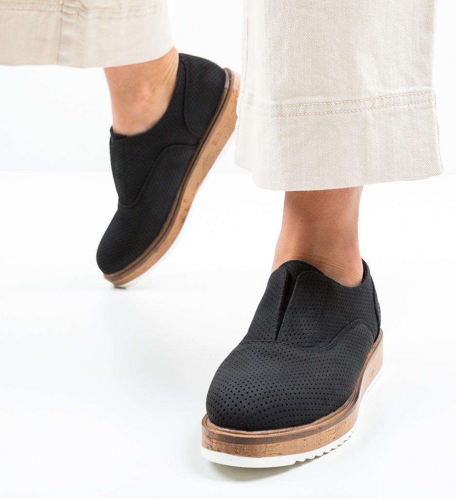 Pantofi casual gonaf negri