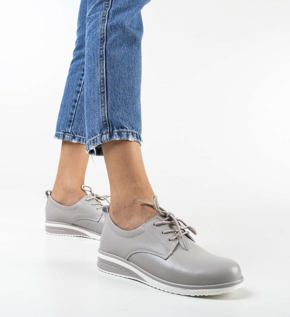 Pantofi Casual Gurdeep Gri 2022 ❤️ Pret Super depurtat imagine noua 2022
