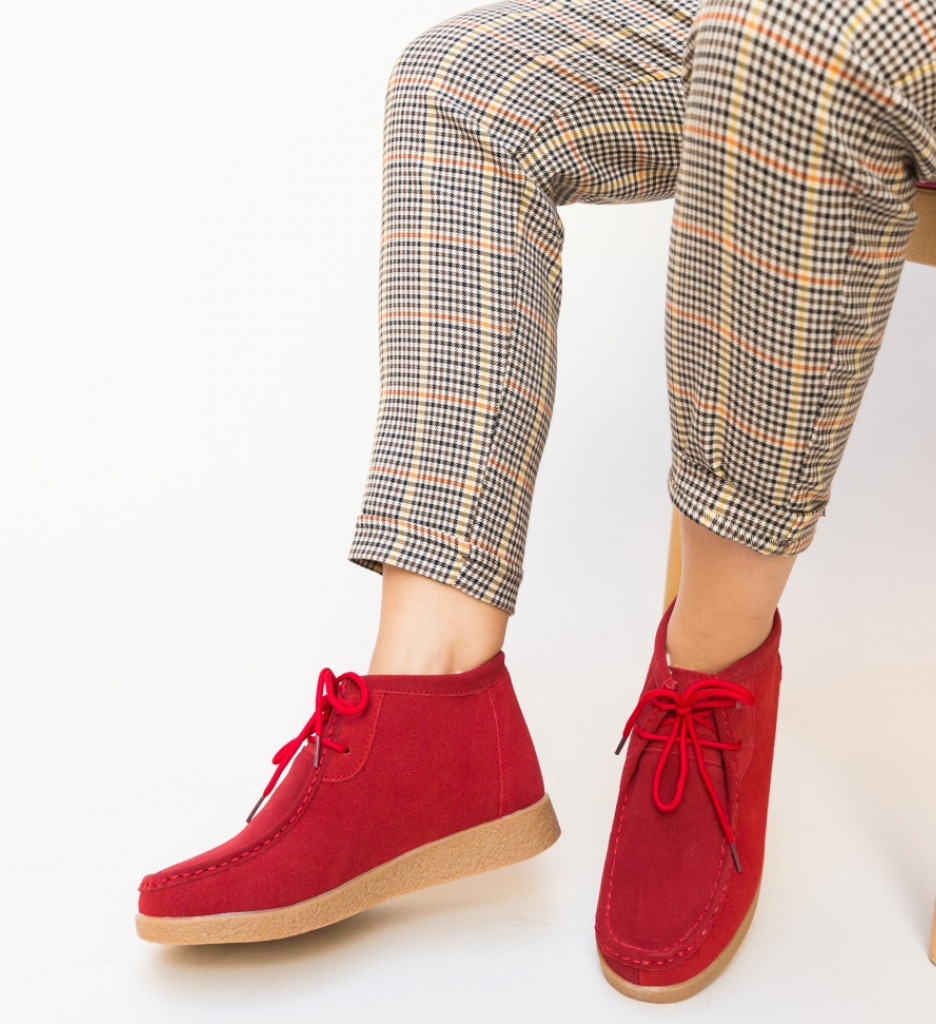 Poze Pantofi Casual Melta Rosii depurtat.ro 