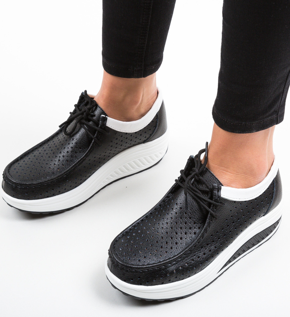Pantofi Casual Met Negri