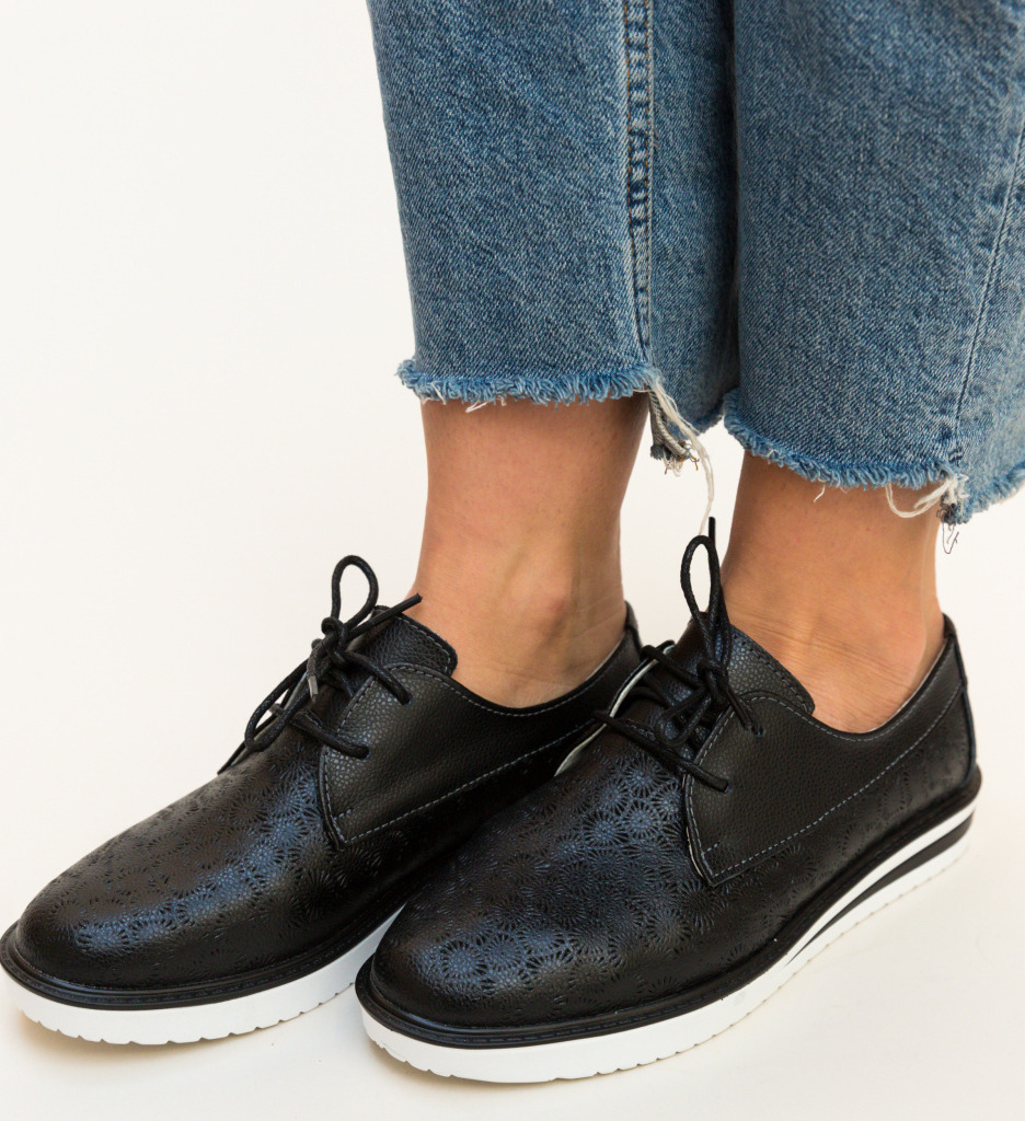 Poze Pantofi Casual Monclen Negri depurtat.ro 