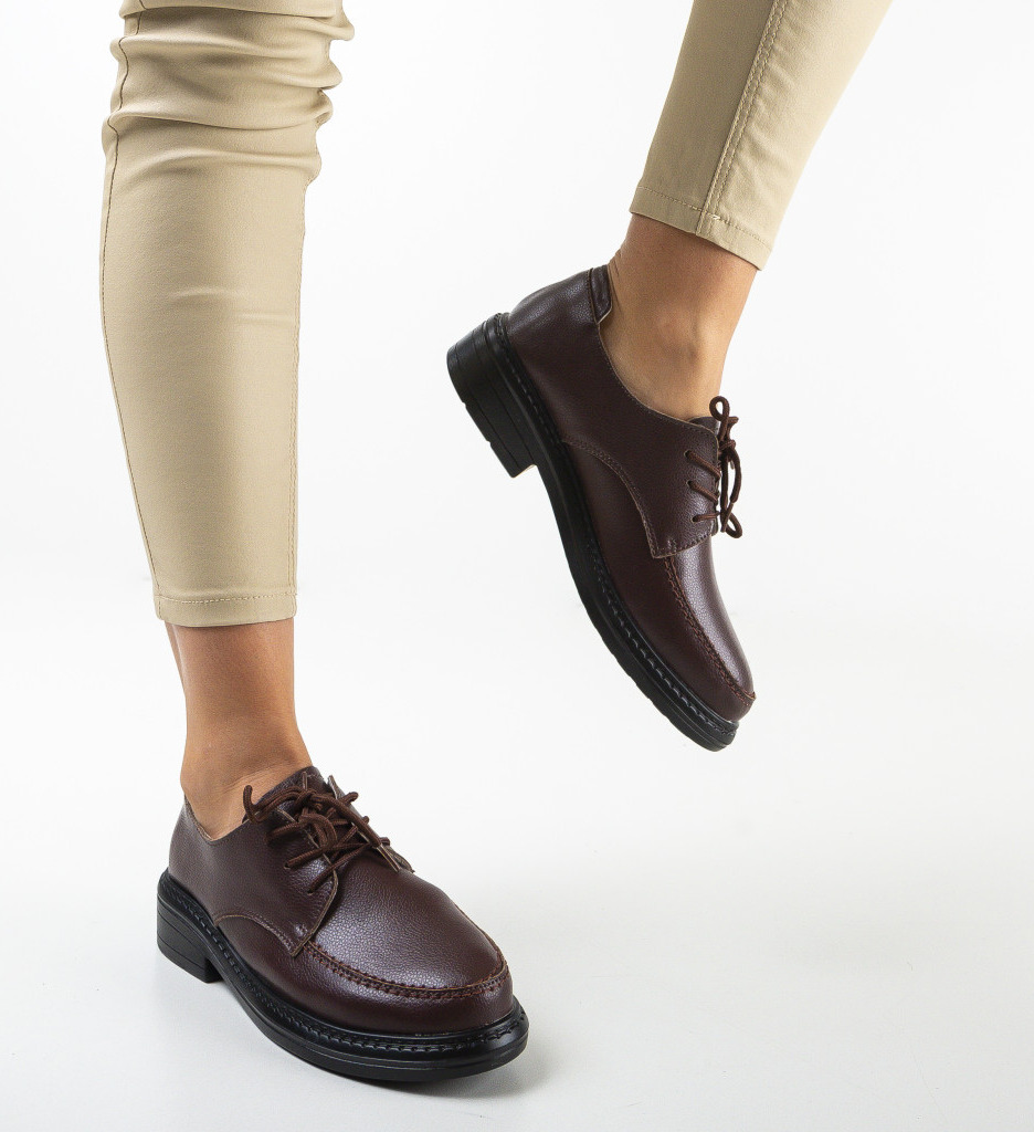 Pantofi casual mullins maro