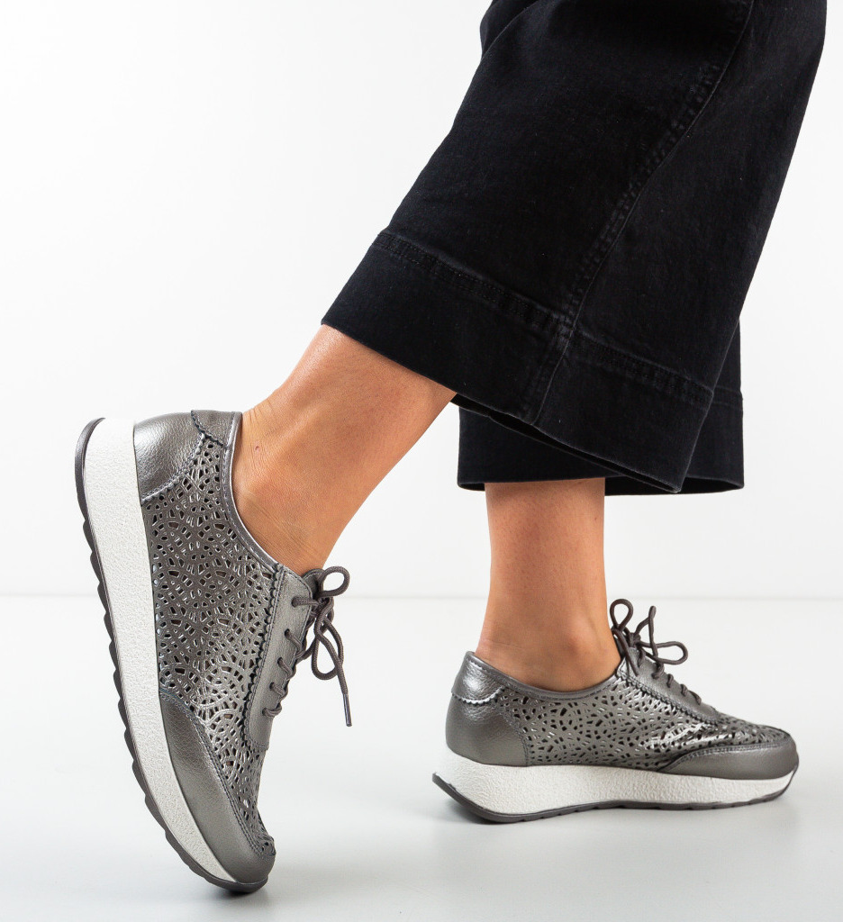 Pantofi Casual Pova Gri