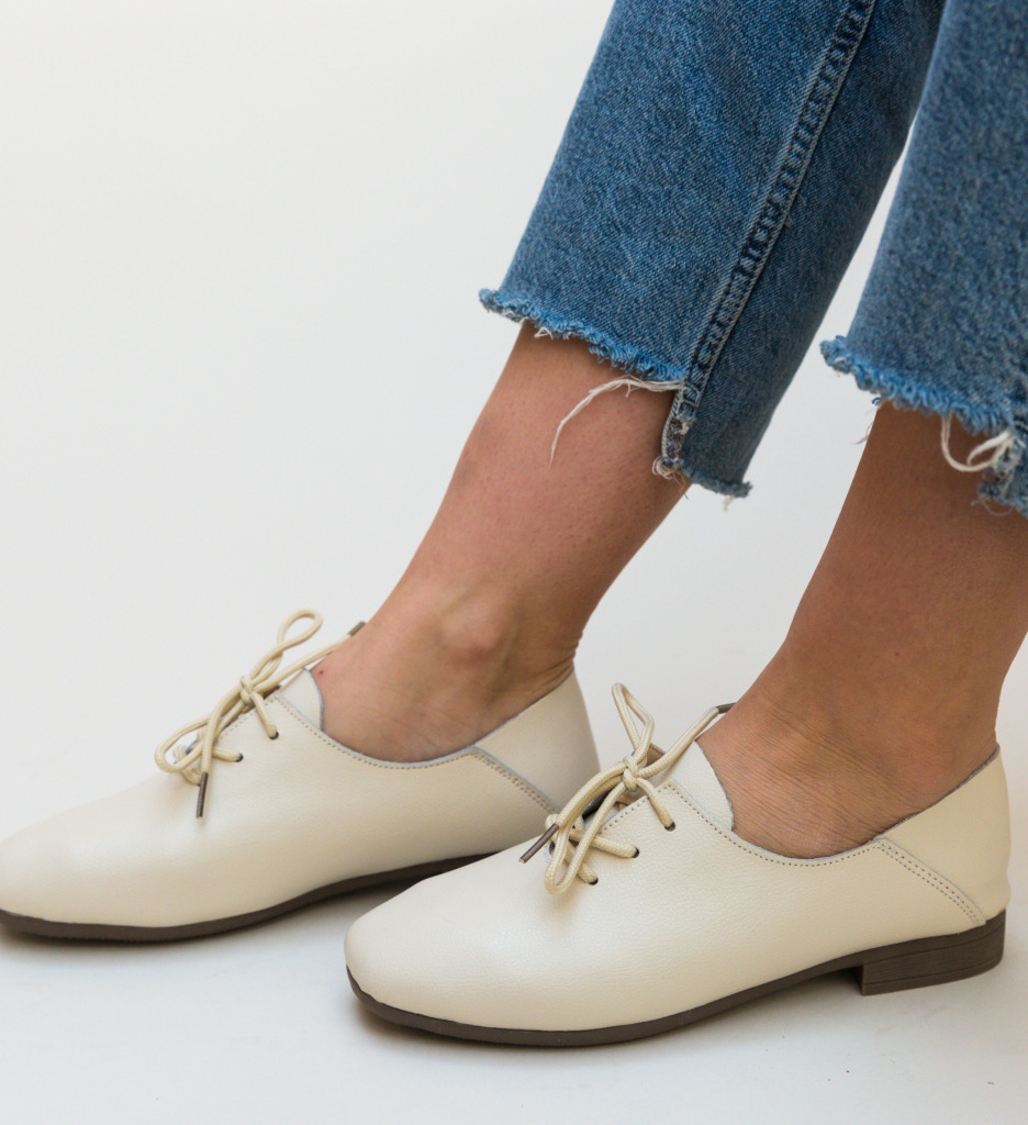 Pantofi Casual Rufita Bej