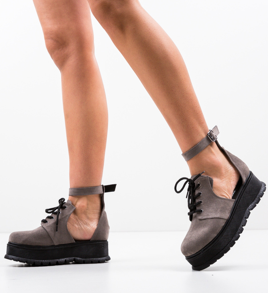 Pantofi Casual Vespas Gri - 3 | YEO
