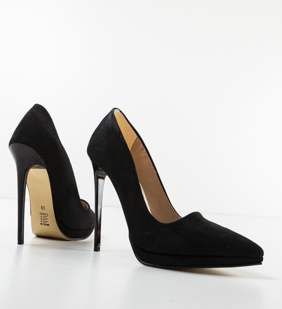 Pantofi dublu negri 3