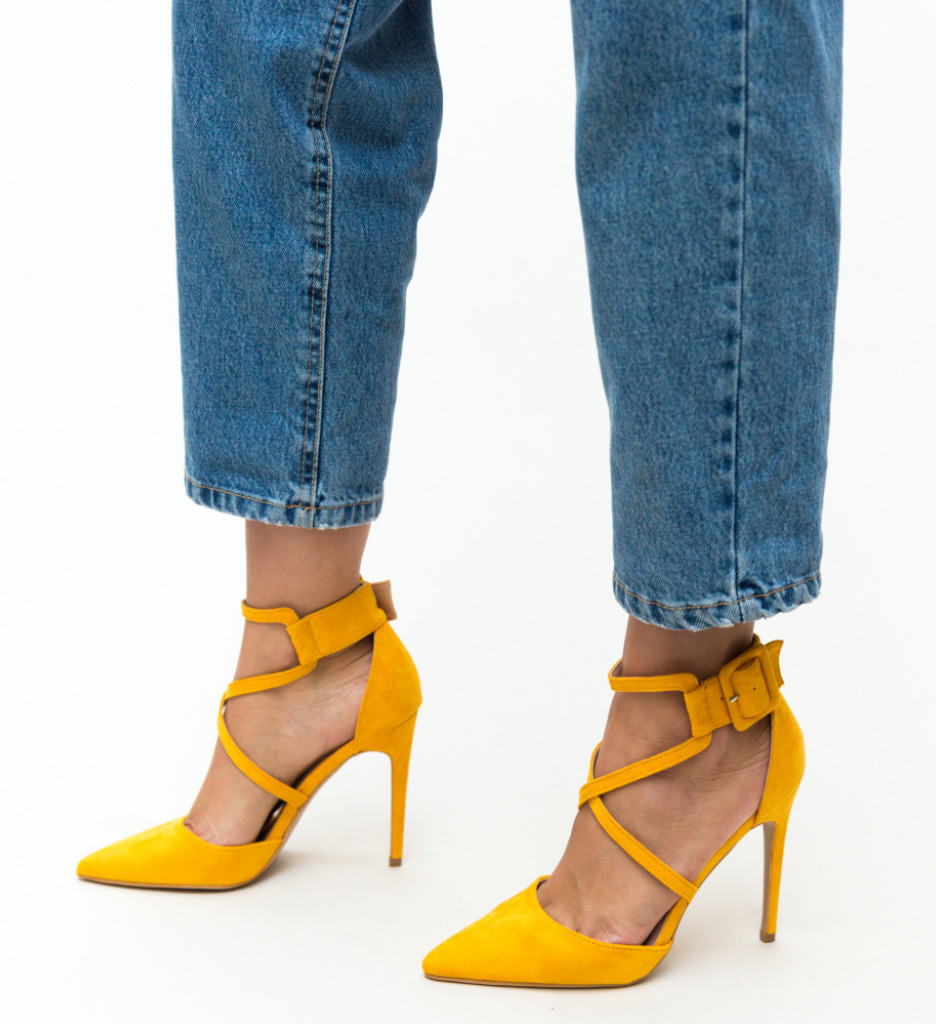 Pantofi Hebe Galbeni