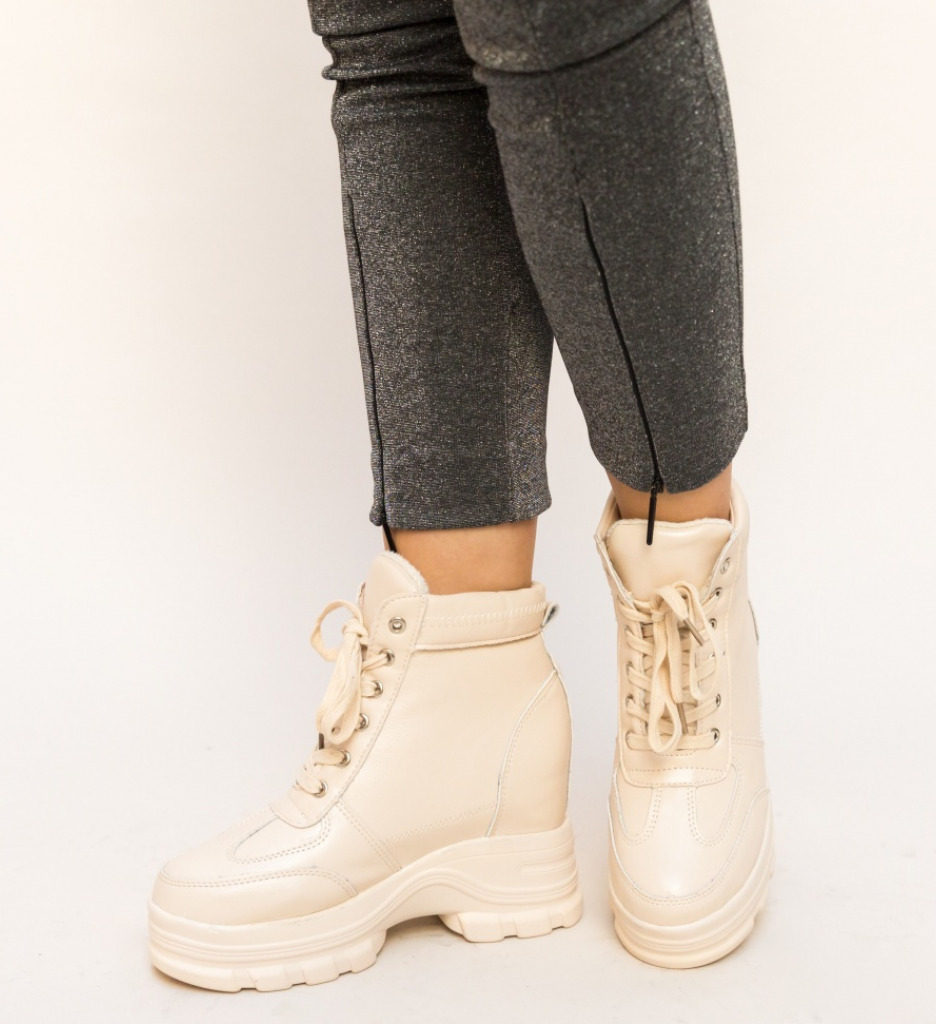Pantofi sport mangi bej