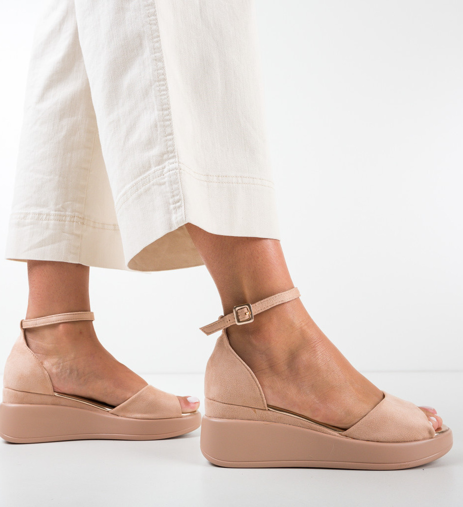 Platforme crown nude