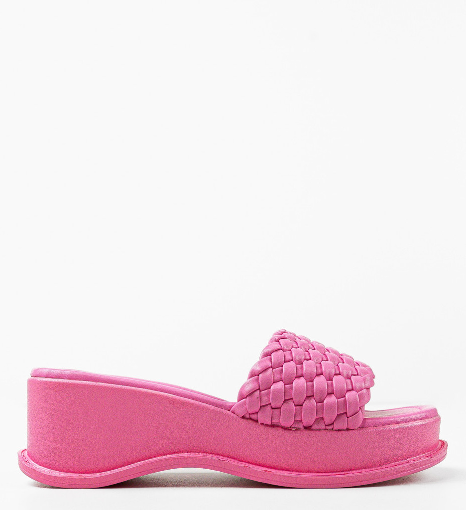 Poze Platforme dama Salma Fuchsia depurtat.ro 