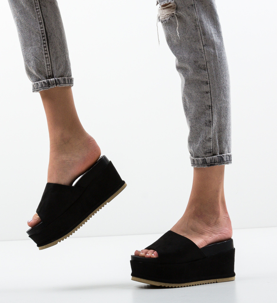 Platforme Krystal Negre