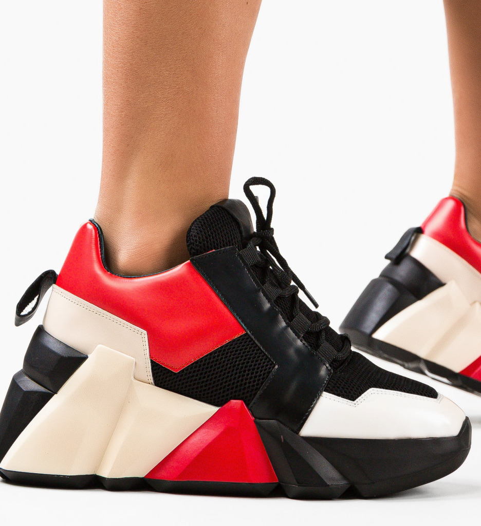 Sneakers dama Jaelyn Rosii