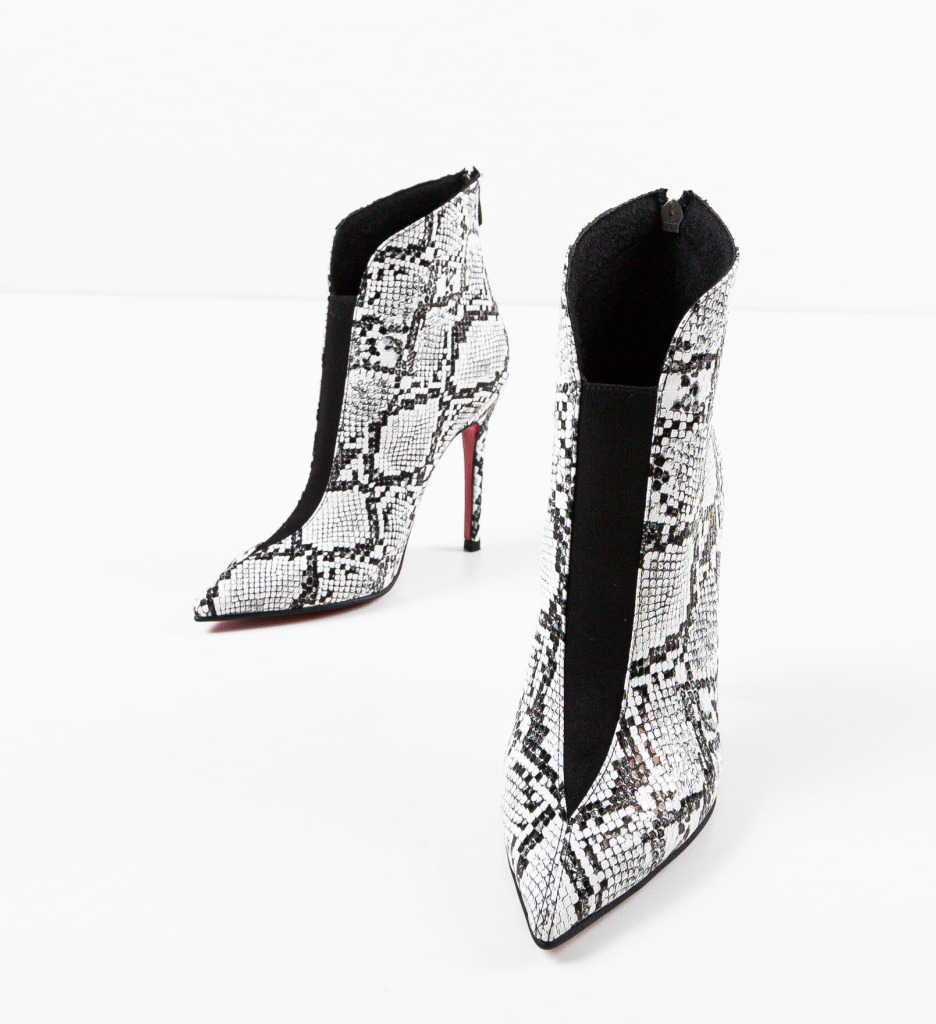 Botine dama Corner Print