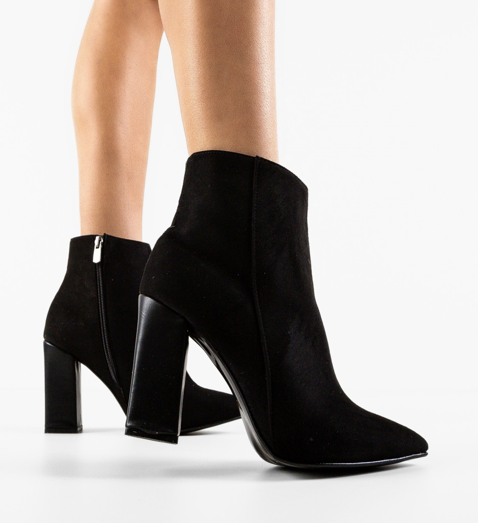 Botine dama reat negre