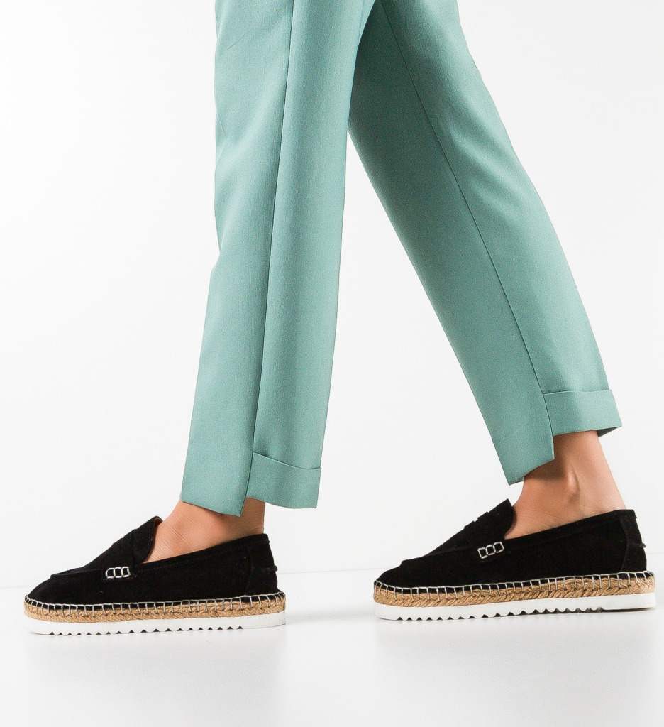 Espadrile dama yrey negri