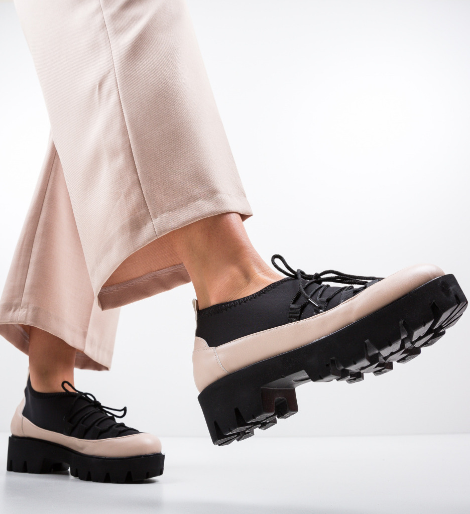 Pantofi Casual Asher Bej 2