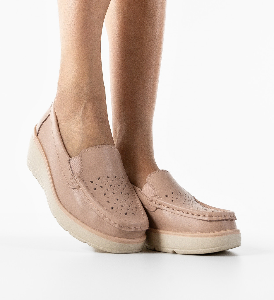 Poze Pantofi Casual Atic Roz DePurtat