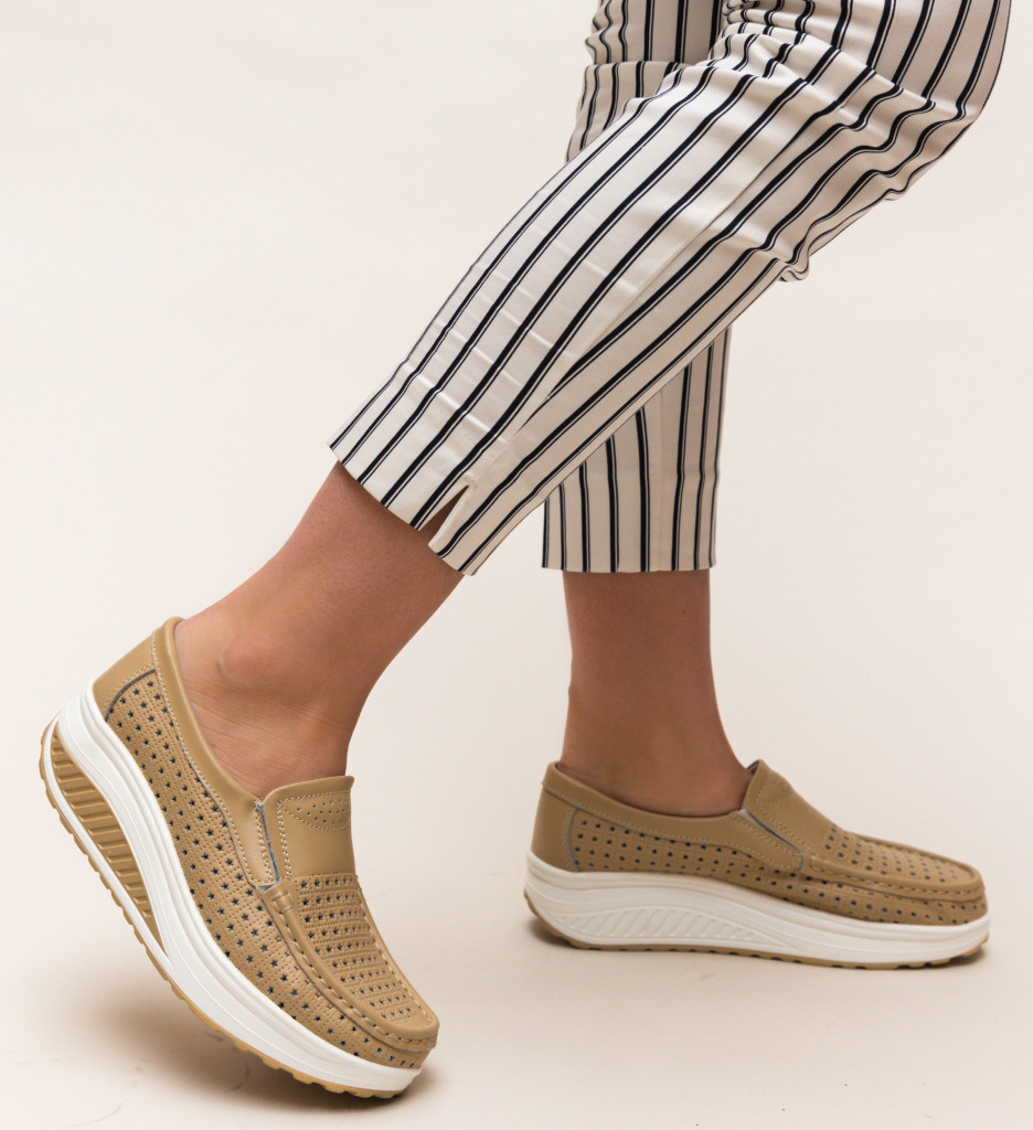 Poze Pantofi Casual Bicaz Bej depurtat.ro 