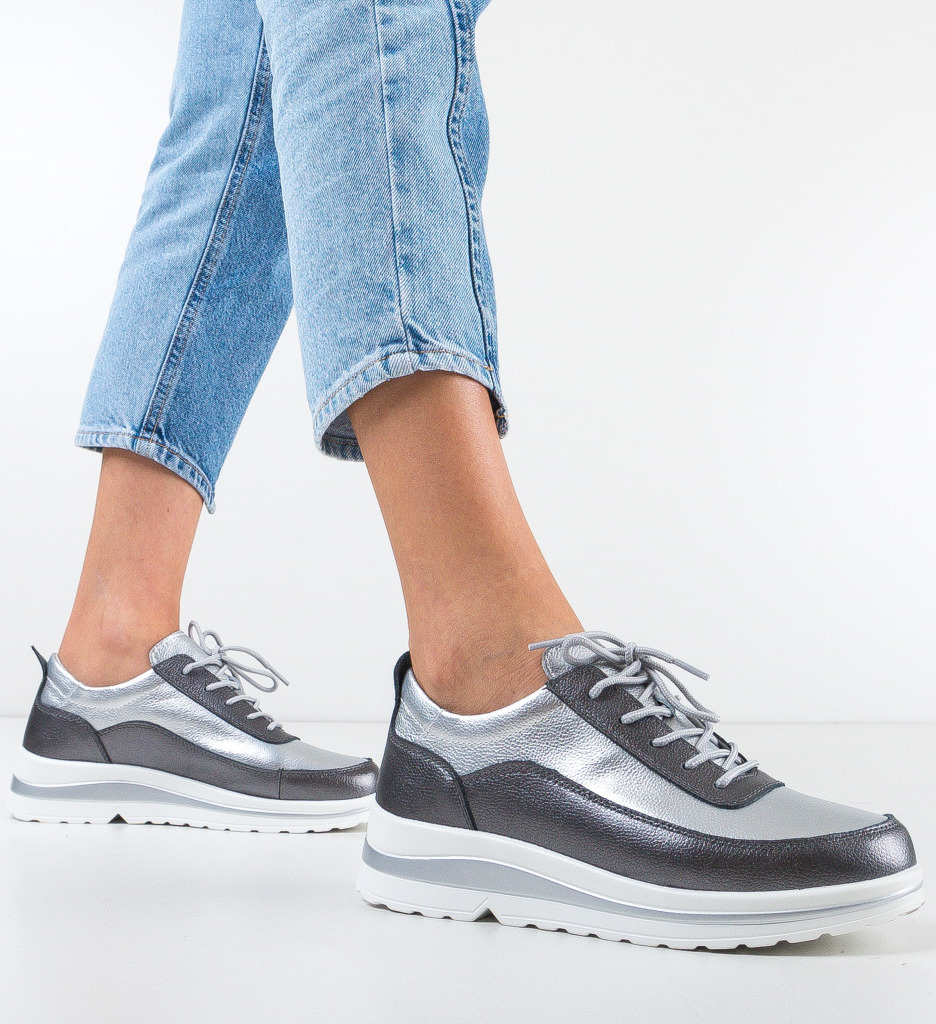 Pantofi casual briano gri