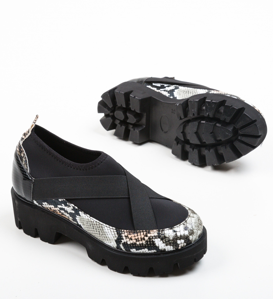 Pantofi Casual Buse Negri 4