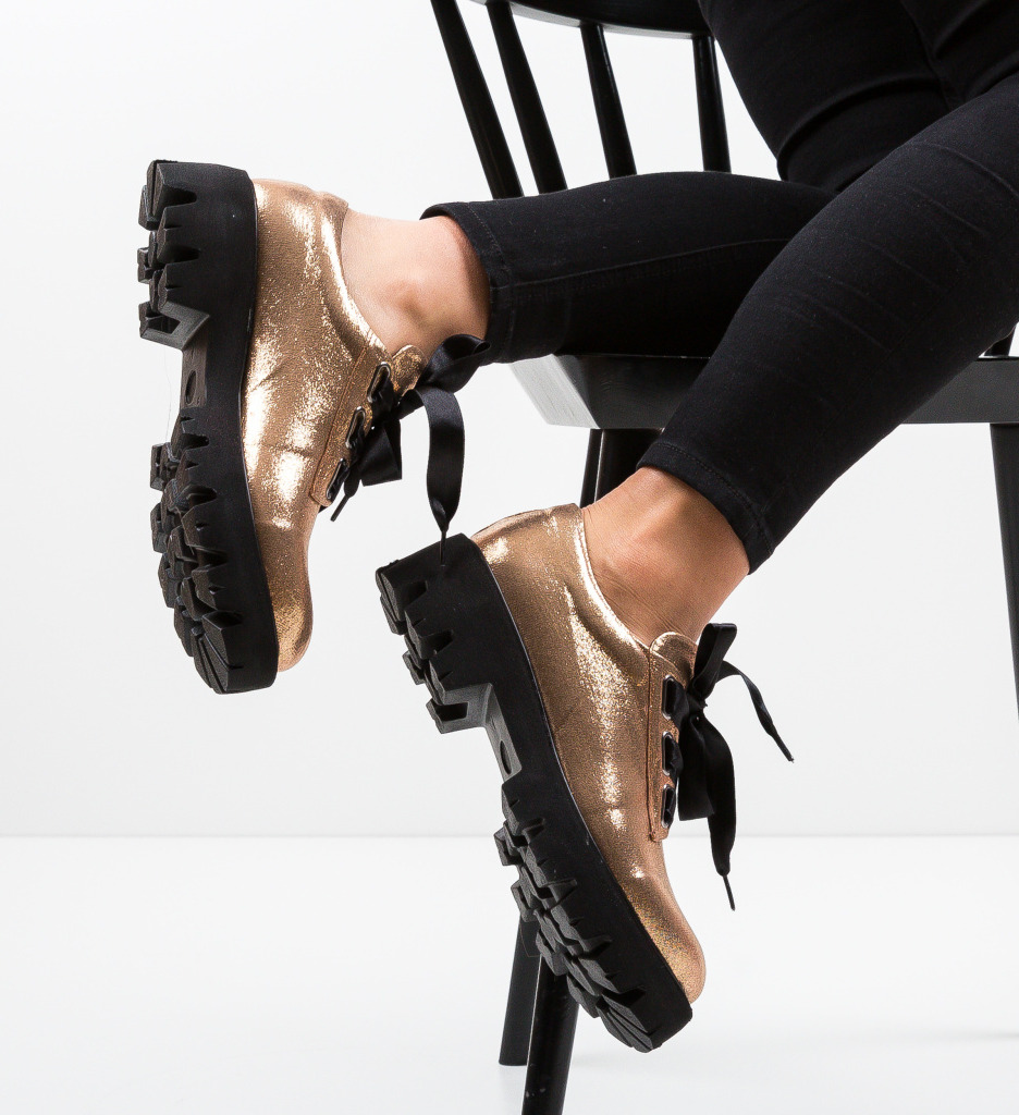Pantofi Casual Canoe Aurii