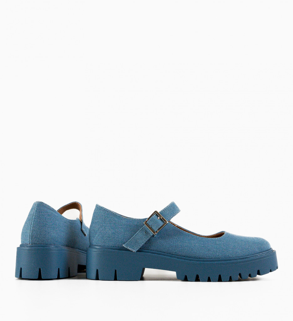 Poze Pantofi casual dama Mersey Albastri DePurtat