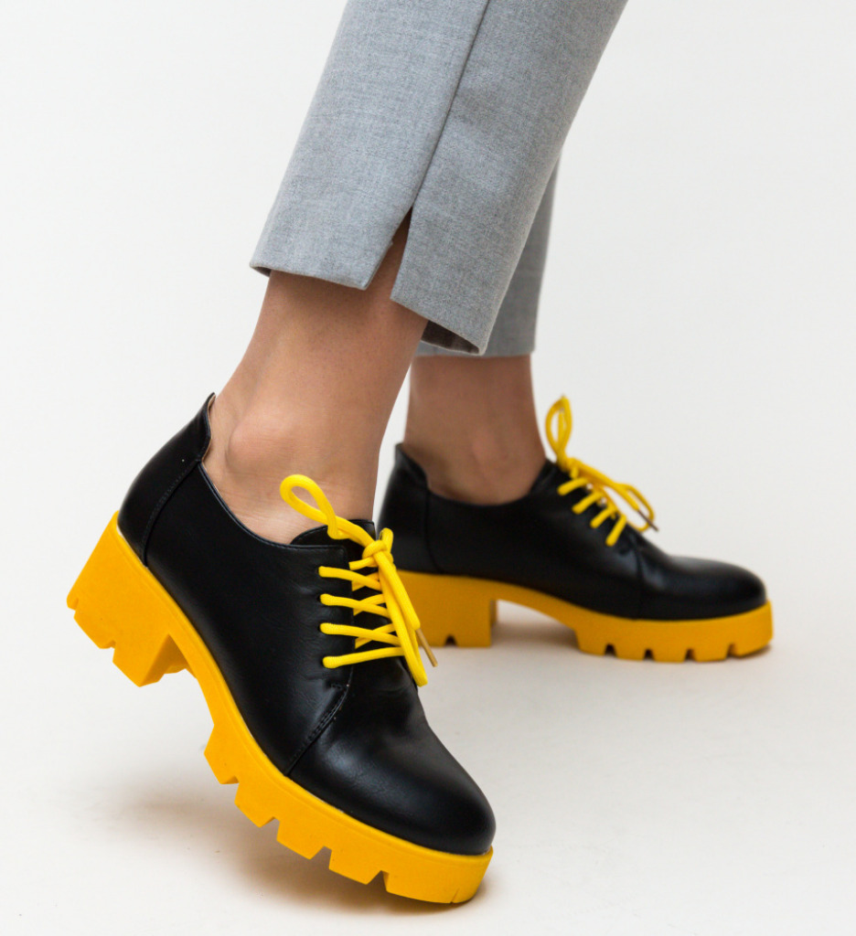 Pantofi Casual Hapino Galbeni
