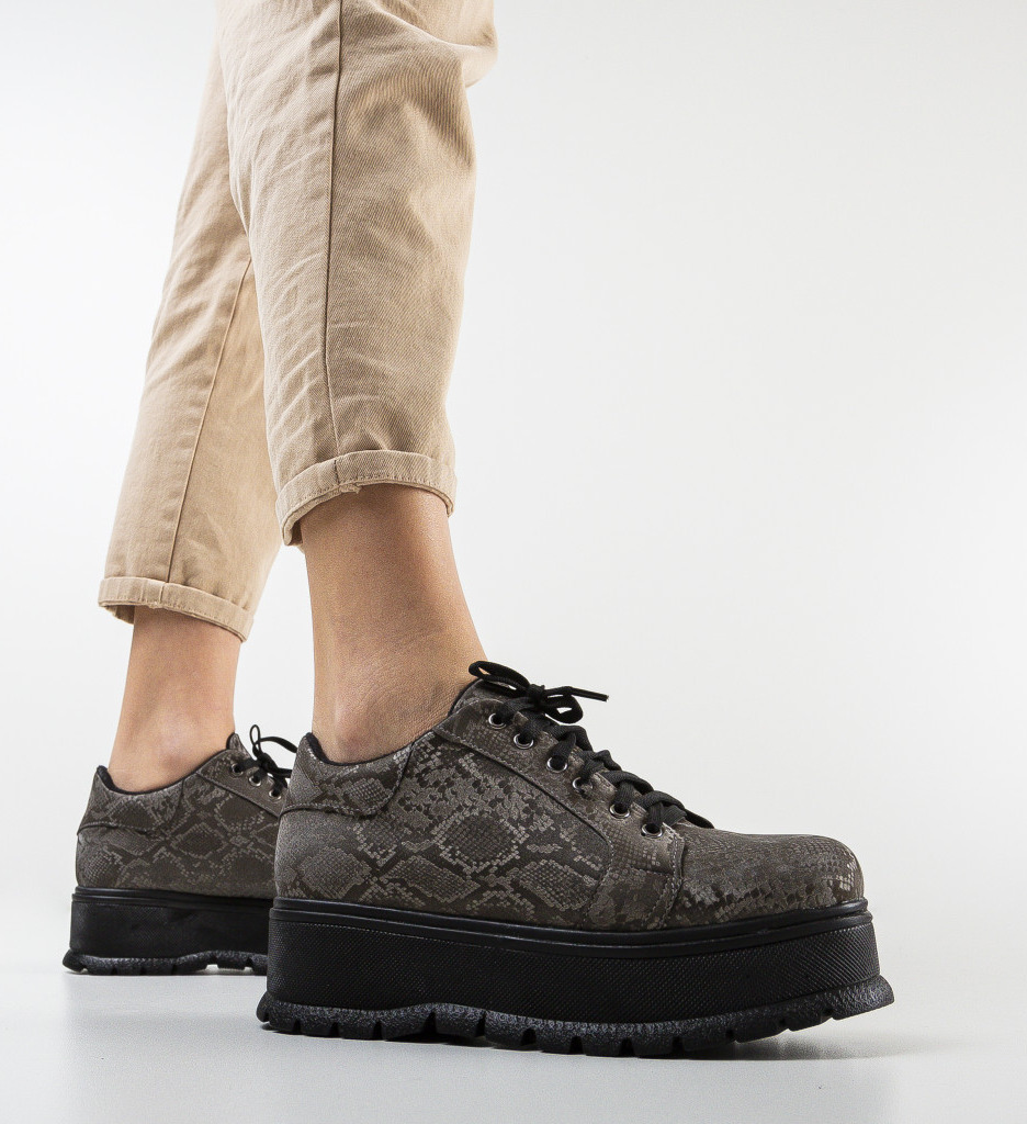 Pantofi casual kislev gri