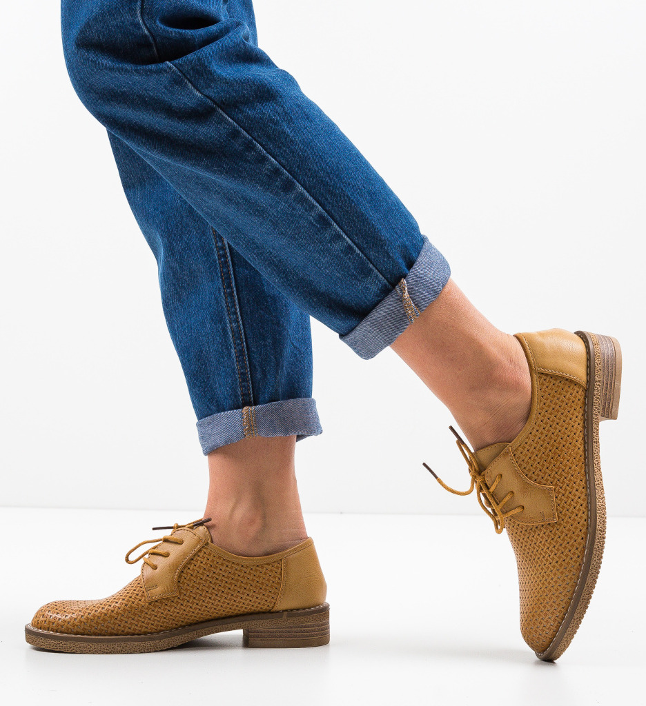 Pantofi Casual Miya Camel